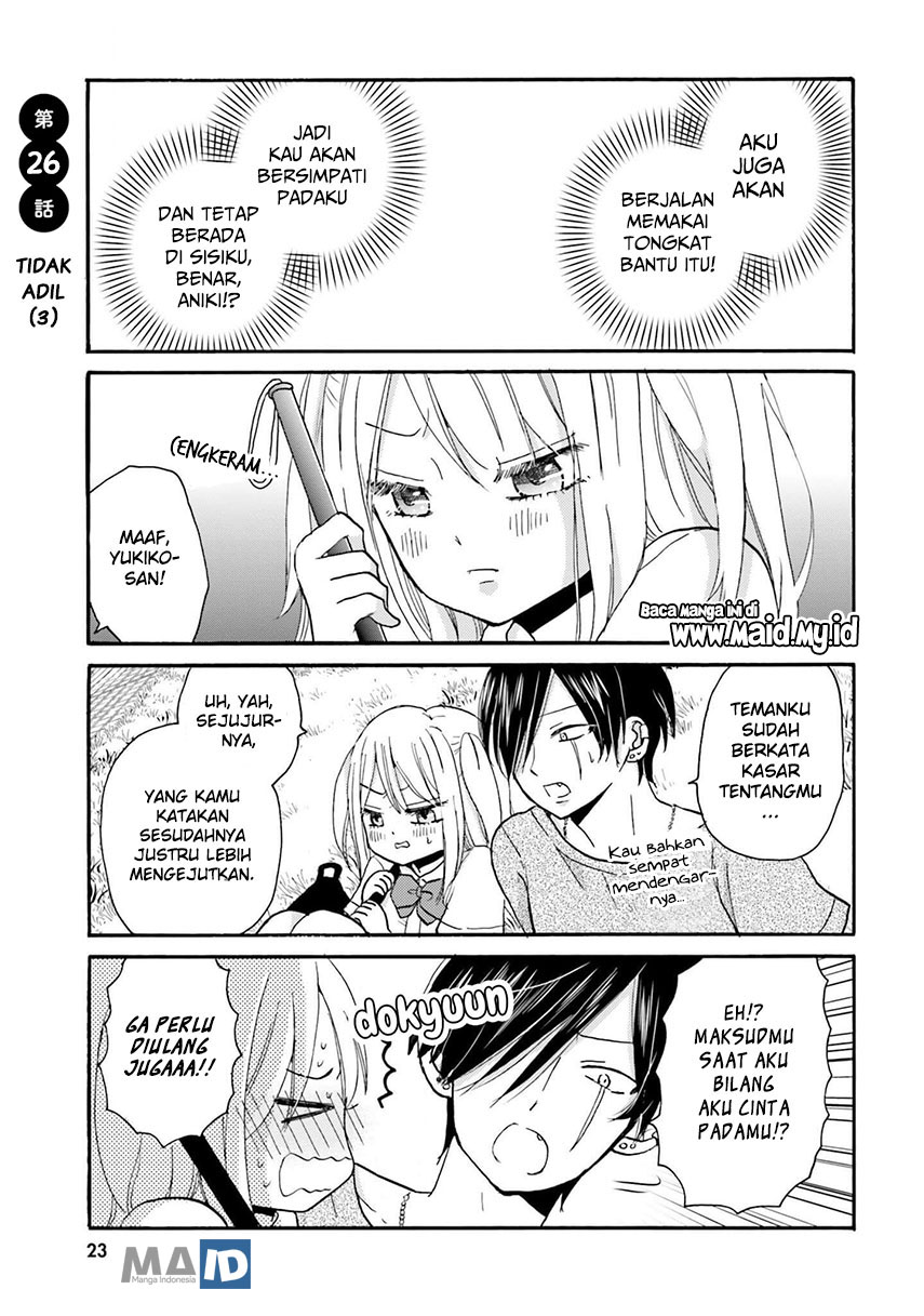 Yankee-kun to Hakujou Gaaru Chapter 26 Bahasa Indonesia
